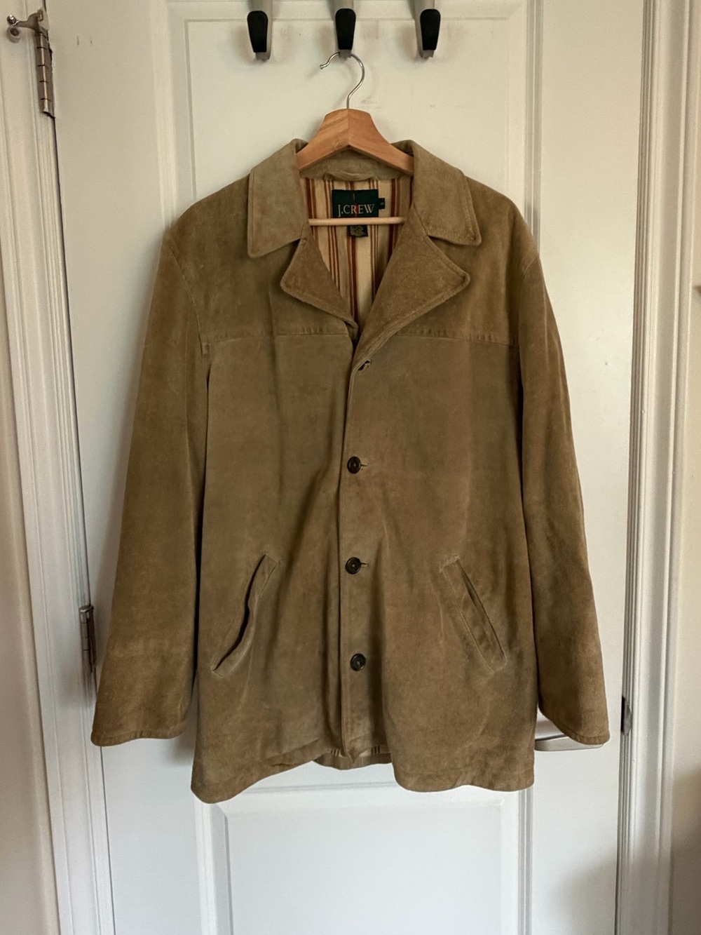 Vintage J Crew Men’s Suede Jacket C. ‘90s